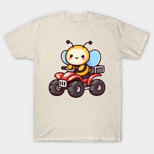 Cute Bee Ride ATV T-Shirt